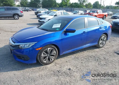 2018 Honda Civic Ex-L from USA, damaged, VIN 19XFC1F73JE201282
